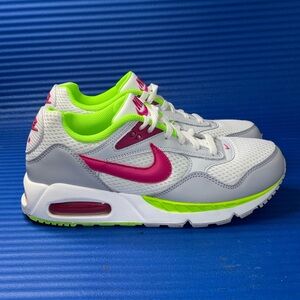 Size 8.5- Women’s Nike Air Max Correlate White Fireberry Sneakers 511417-163